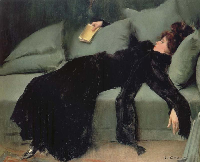 Ramon Casas i Carbo After the Ball Norge oil painting art